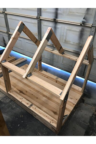 MEVOLE TASARIM El yapımı - ahşap köpek evi - köpek kulübesi - lüks köpek evi