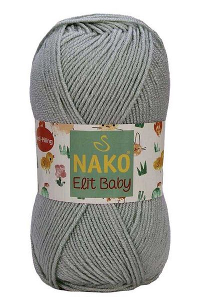 NAKO Elit Baby Anti-pilling Hand Knitting Yarn Baby Wool Μη πυκνωμένο Bebe Wool 10342