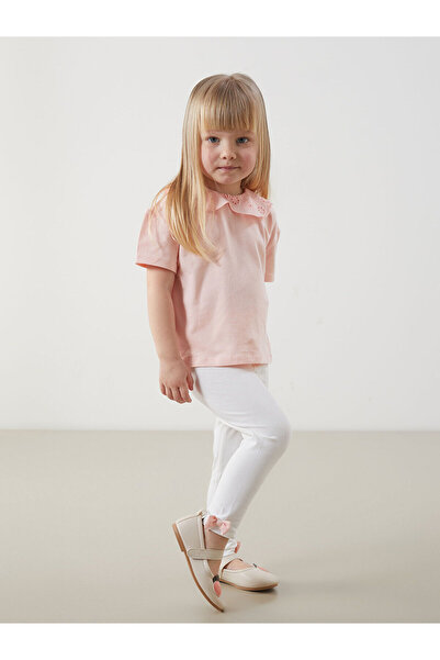 LC Waikiki Trendlucky Farkıyla Bebe Yaka Embroidered Baby Girl Blouse and Leg...