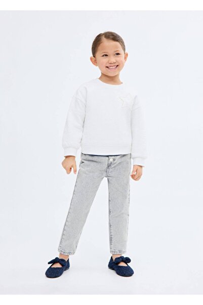 MANGO Baby Düğmeli paperbag jean