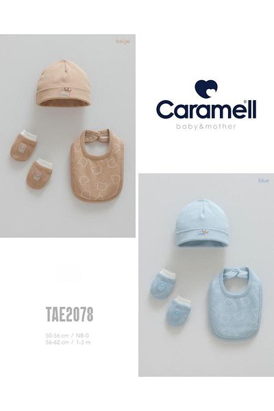 Caramell My Baby Kumsal 4-Piece Set Accessory Gloves Apron Beanie Very Cool Very Cool 2078