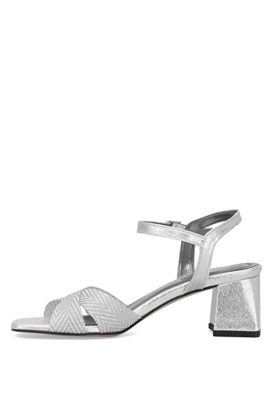 Ayakkabı Fuarı Elit Pm08 K1002 Women's Classic Heeled Shoes Silver
