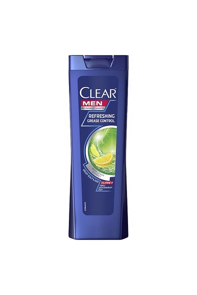 Clear Men Refreshing Grease Control Shampoo for Oily Hair, 400ml