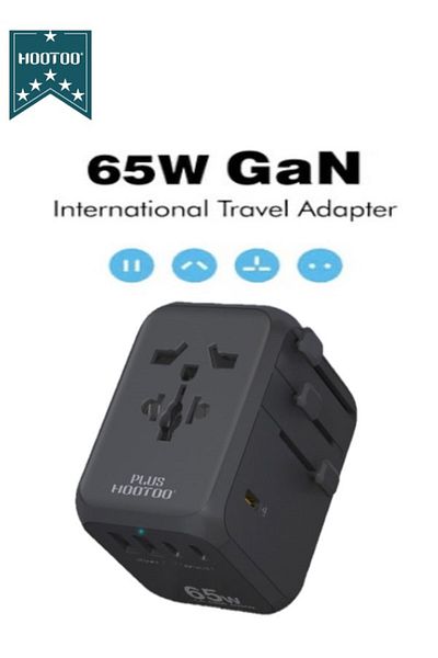 HooToo HOTO PLUS-MAC03 2-Port USB & 3-Port PD Travel Charger