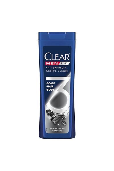 Clear Men 3in1 Active Clean Shampoo, 360 ml