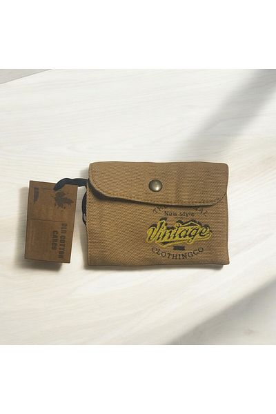 Old Cotton Vintage Casual Unisex Wallet New Rialto 6118
