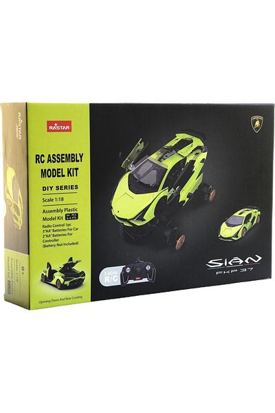 Rastar BUILDING CAR WITH REMOTE CONTROL LAMBORGHINI SIAN FKP 37 1 TO 18 SCALE