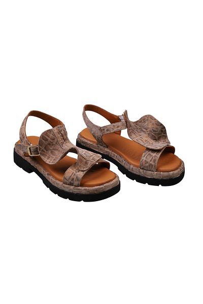 Lady Mia Fleura Genuine Leather Multicolor Women's Sandals