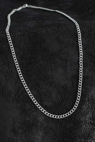 Clariss 316L Steel Thick Chain Model Silver Color Men's Necklace