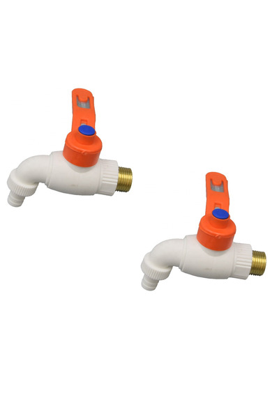 GÜMRÜK BEY 2'li Set Universal Aç Kapat Plastik Bahçe Musluğu – Mutfak, Banyo ...