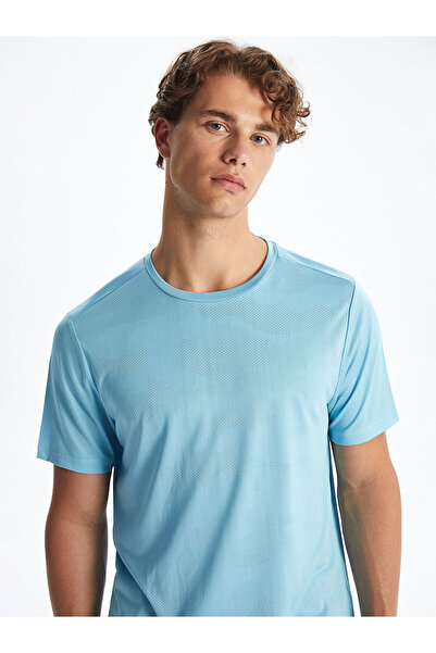 LC Waikiki Nevavm with Difference Oval Collar Men's Sports T-Shirt