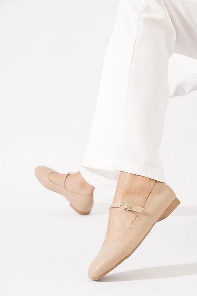 Moda Pie Jeremy Plain Wefted Women's Babet Skin Skin