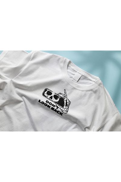YEACHY Μπλουζάκι Unisex Skeleton Dont Printed