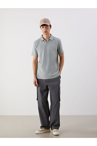 LC Waikiki Ανδρικό μπλουζάκι με πράσινο γιακά πόλο