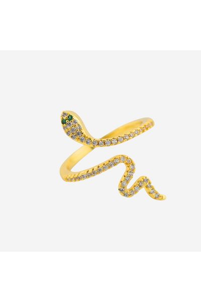 İMRAN GOLD SNAKE RING