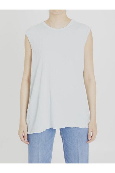 James Perse Tricou fără mâneci din bumbac