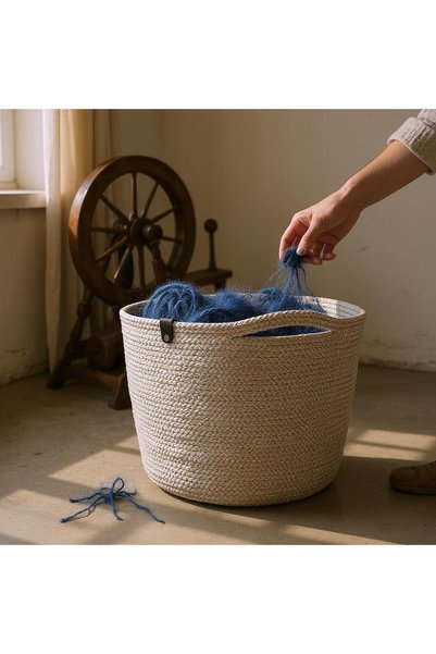 trendtrade Multipurpose Basket Cream Color