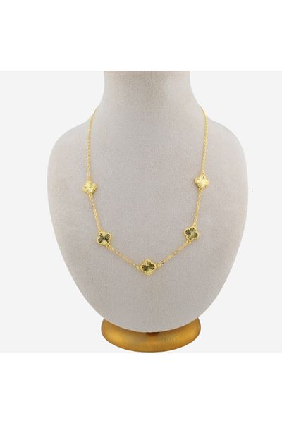 İMRAN GOLD CLOVER NECKLACE