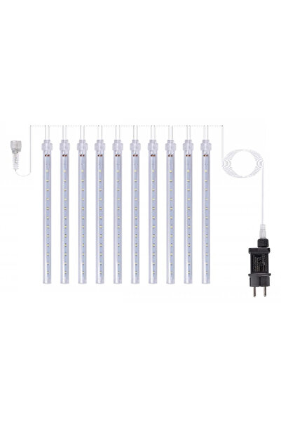 EUKSRH Decoratiune luminoasa tip instalatie Euksrh, 8 tuburi LED, lungime tub 30 cm, IP 65