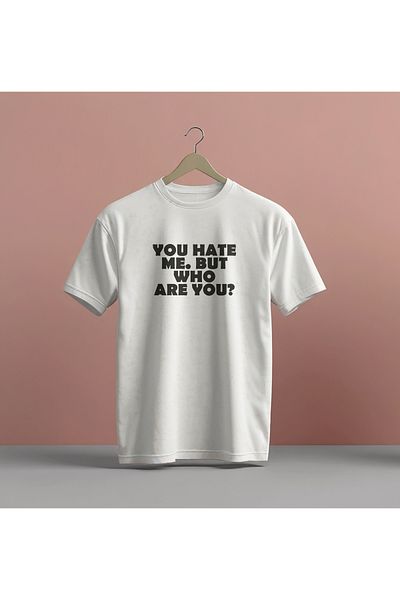 YEACHY Unisex Hate ME εμπριμέ μπλουζάκι