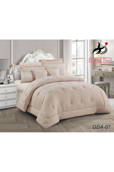XI DUO 8-piece double bed sheet / beige