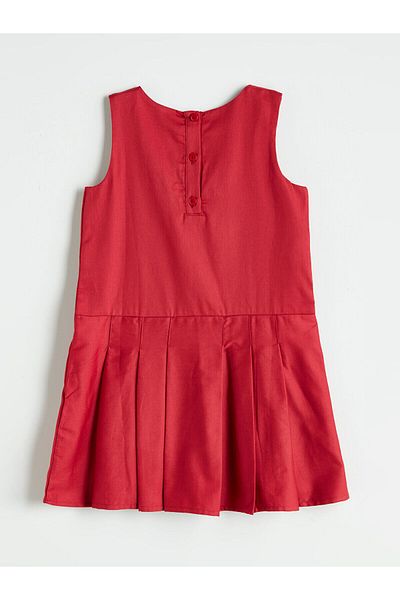 LC Waikiki Crew Neck Bow Detailed Girl's Dress