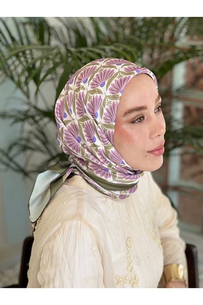 Modakaşmir Petalia Pattern Tanca Scarf
