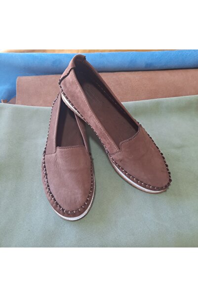 KAPAR حذاء روك باليه مصنوع من جلد نوبوك أصلي 100%