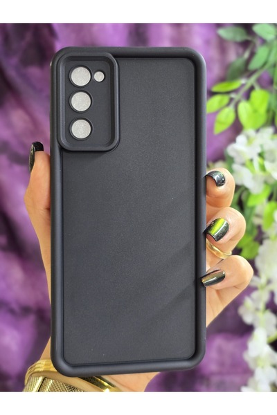 Samsung Galaxy S20 FE Compatible Shockproof Corner Support Matte Black Case