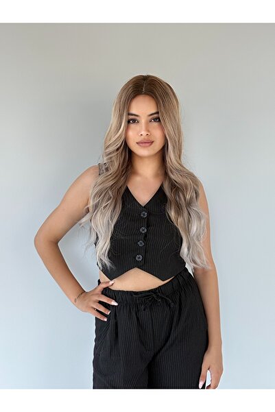 Fenomen Peruk Yeni Sezon Ombreli Su Dalgalı Perçemsiz Vip Peruk