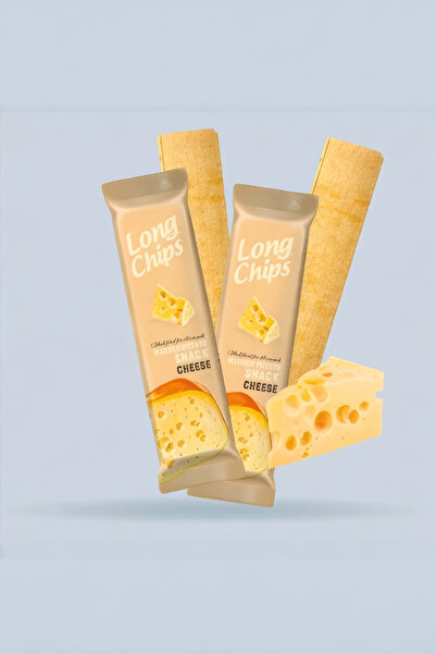long chips Peynir Aromalı Uzun Patates Cipsi 75 Gr - Yoğun Peynir Lezzeti