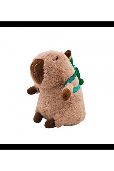 Shoplandu Sevimli Kapibara Peluş - Kaliteli içi Yumuşak Sırt Çantalı Capybara Oyuncak