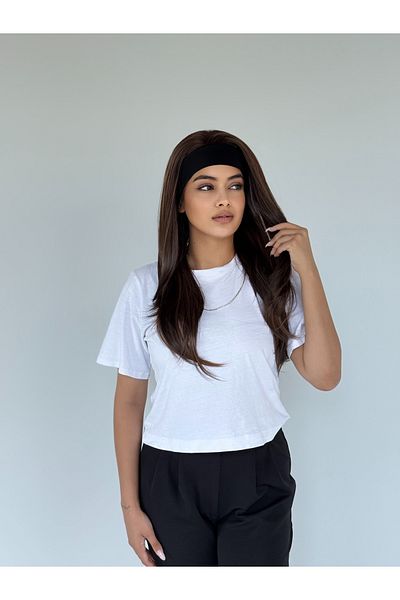 Fenomen Peruk Brown Bandana Vip Wig