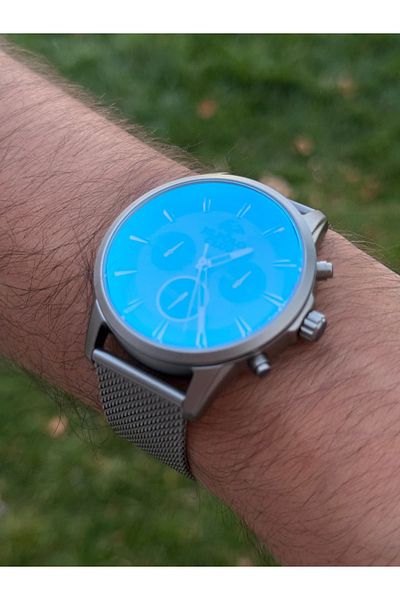 JG. Polo Club Jg.Polo Club Steel Case Cord Function Color Glass Gray Wick Cord Function Men's Watch