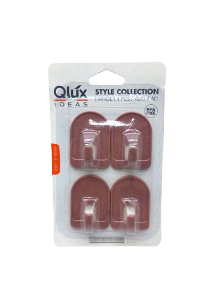 Findit 4 Pieces Mirage Domed Adhesive Hanger (2818)