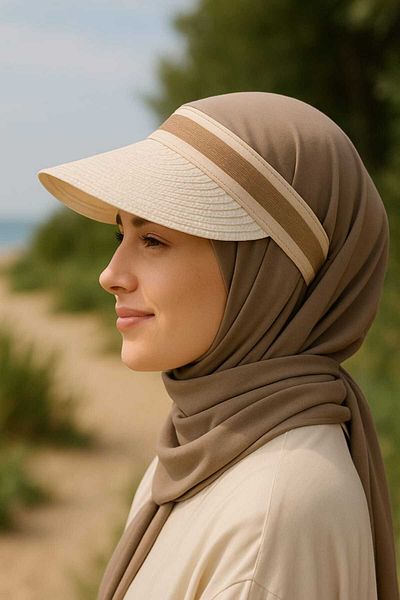 WOHOME Colorful Stylish Visor Hat - Stretch Fitting Shadow