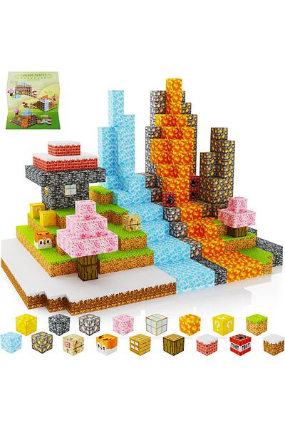 Generic Magnetic Blocks 100PCS – STEM Montessori Sensory Building Toys for Kids Ages 3–13, Boys & Girls