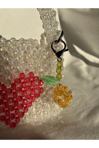 CLA Bead Lemon Bag Charm