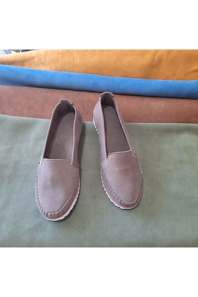 KAPAR Ροκ μπαλαρίνες από 100% γνήσιο δέρμα Nubuck