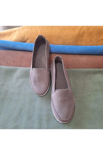 KAPAR Ροκ μπαλαρίνες από 100% γνήσιο δέρμα Nubuck