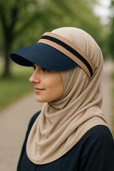 WOHOME Colorful Stylish Visor Hat - Stretch Fitting Shadow