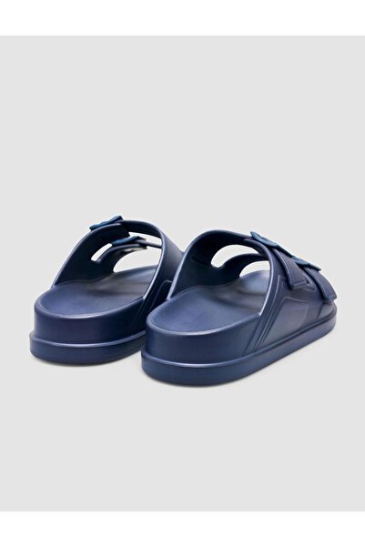Cabani Capri Premium Çift Tokalı Lacivert Eva Erkek Terlik