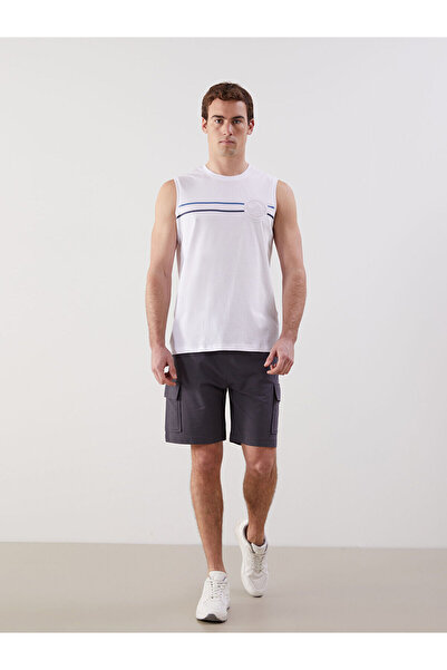 LC Waikiki Ozmarka New Season Slim Fit Men's Pajama Bottom Shorts