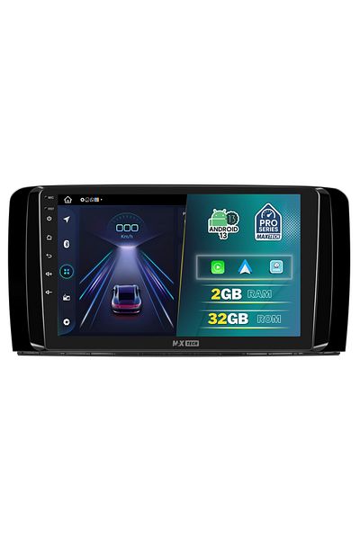 MaxTech Navigatie Mercedes R-class R300/R350 2006-2015 dedicata, 2 GB Ram 32 GB Rom, Carplay & Android auto