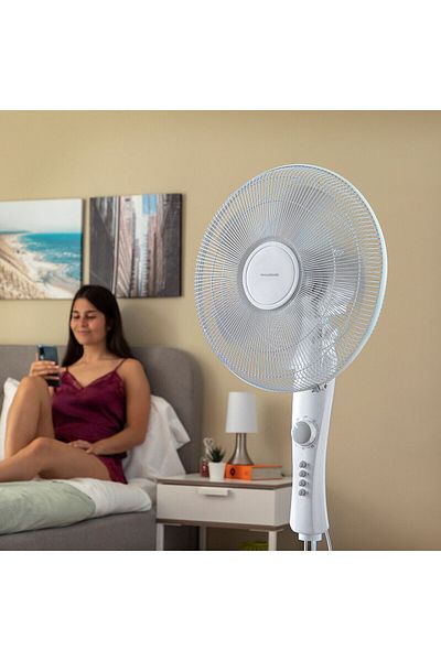 InnovaGoods Ventilator pe stativ InnovaGoods Freshinn alb 45 W