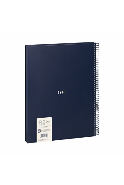 Milan Milan 430 notebook, spiral, A4, 80 sheets, Navy Blue