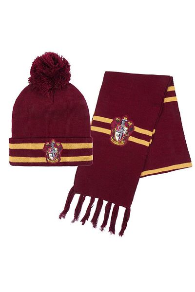 Boston Hat and Scarf Set, Harry Potter, red, children