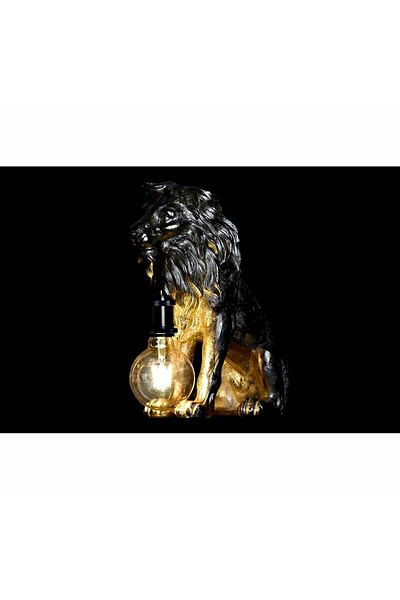 DKR HOME DECOR DKD Home Decor desk lamp, Golden Lion model, 220 V, 50 W
