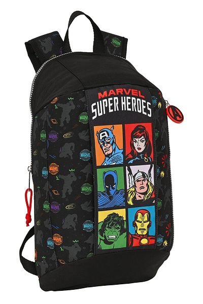 AVENGERS Rucsac casual Avengers Super Heroes, negru, 10 L