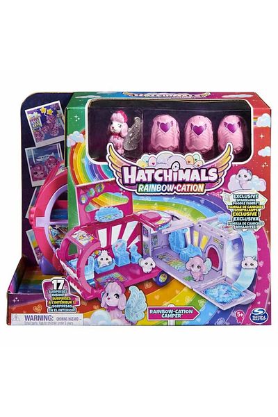 Spinmaster 1038215   Hatchimals Transforming Rainbow Cation Caravan